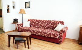 Sofa bed in studio S3 Oleandar in Bol